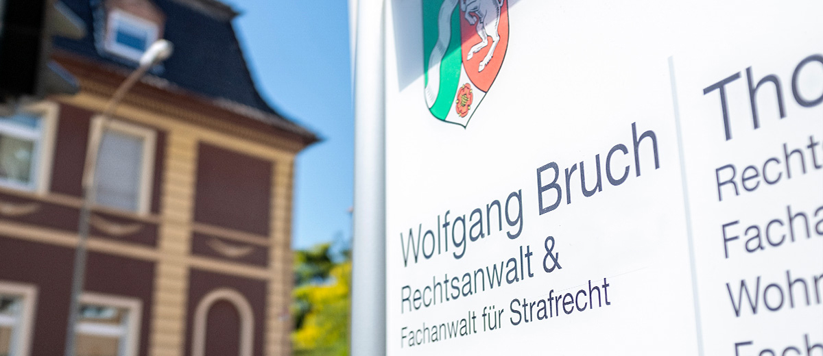 KANZLEI WOLFGANG BRUCH | Rechtsgebiet: Strafrecht